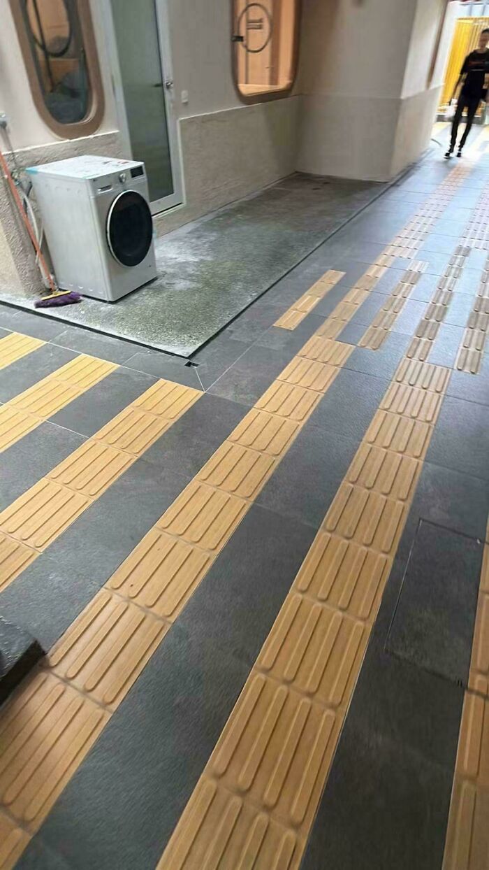 I Don't Think They Know The Purpose Of Directional Block Tactiles
