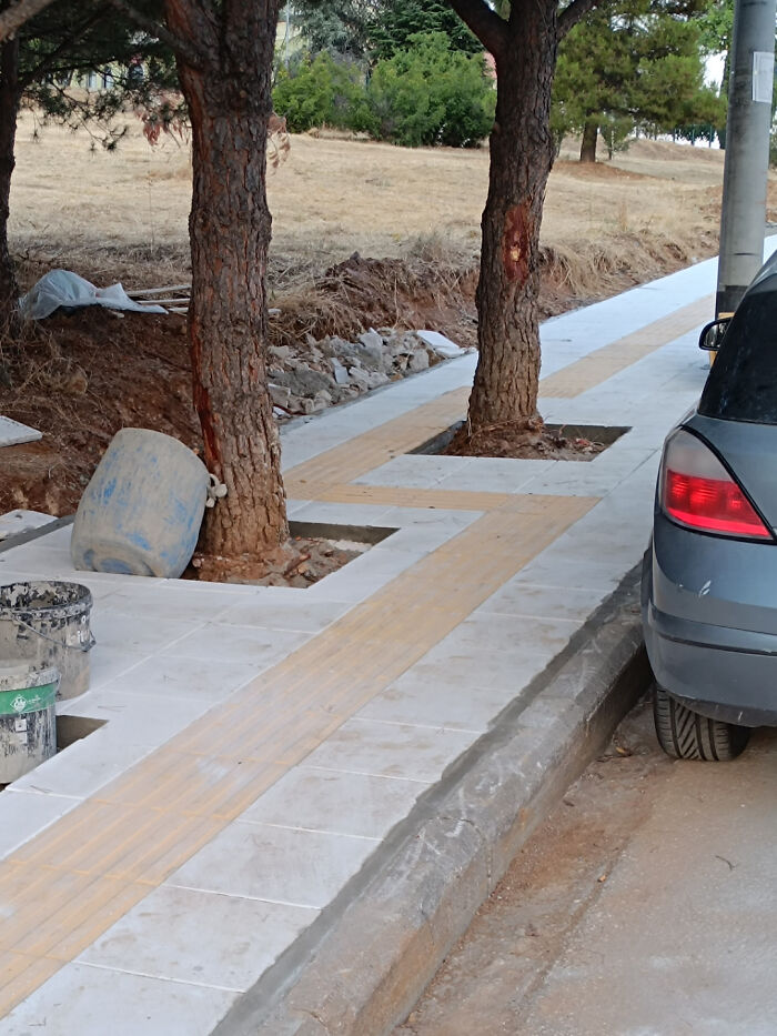 Tactile Paving Obstacle Race