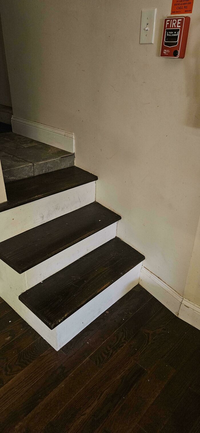 The Stairs To My Bedroom Have A Half Step At The Top