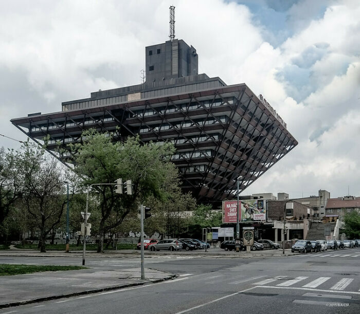 The Brutal Majesty Of Bratislava's Slovak Radio Tower