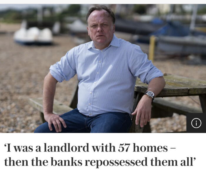 A terrible landlord featured in a news article about losing 57 homes to repossession.