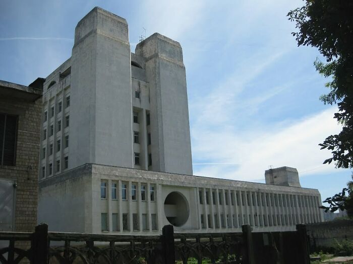 Kyiv Polytech Building No. 9, Houses The Material Sciences And Welding Institute. A Fine Example Of Soviet Brutalism