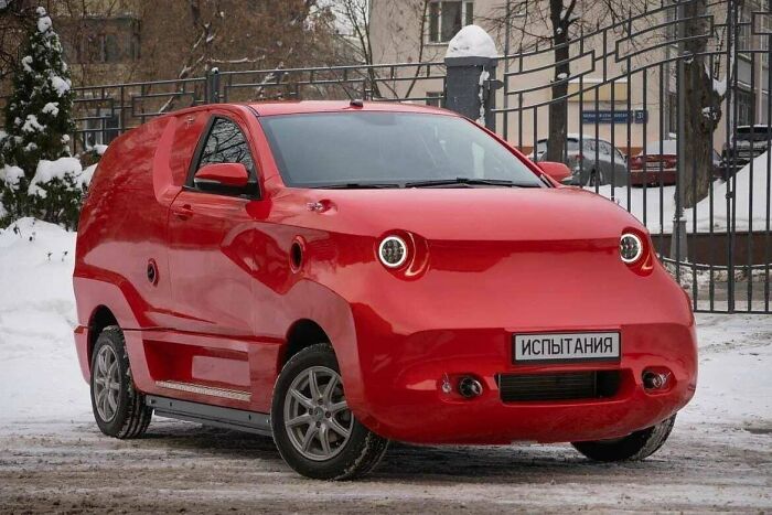 A Prototype Of A New Electric Car Was Presented At The Moscow Polytechnic Institute