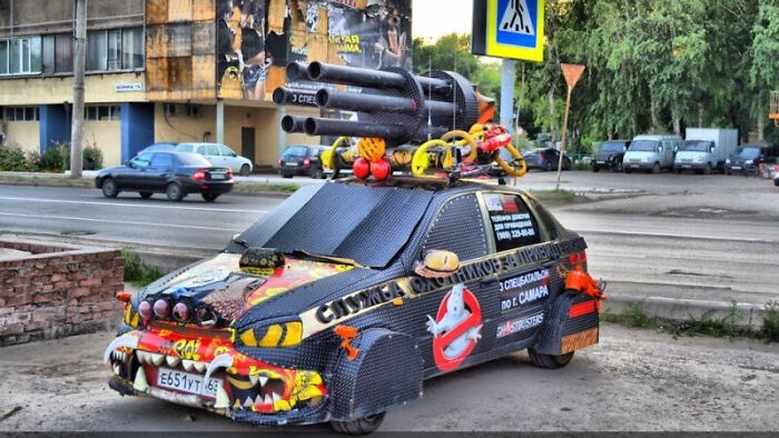 The Russian Guy From Samara Made The Most Weirdest Build On Lada Kalina