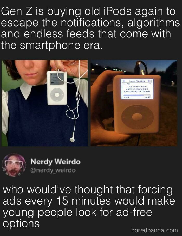 Gen Z buys old iPods to avoid smartphone notifications and ads