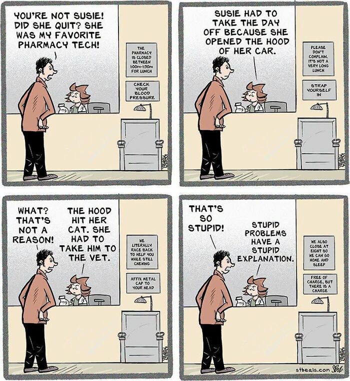 60 Funny Comics By Stephen Beals That Find Humor In The Chaos Of Everyday Life (New Pics)