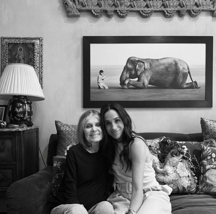 Meghan Markle's Gloria Steinem Tribute Prompts Eerie Theories After Fans Notice "Creepy" Details Meghan Markle's Gloria Steinem Tribute Prompts Eerie Theories After Fans Notice "Creepy" Details