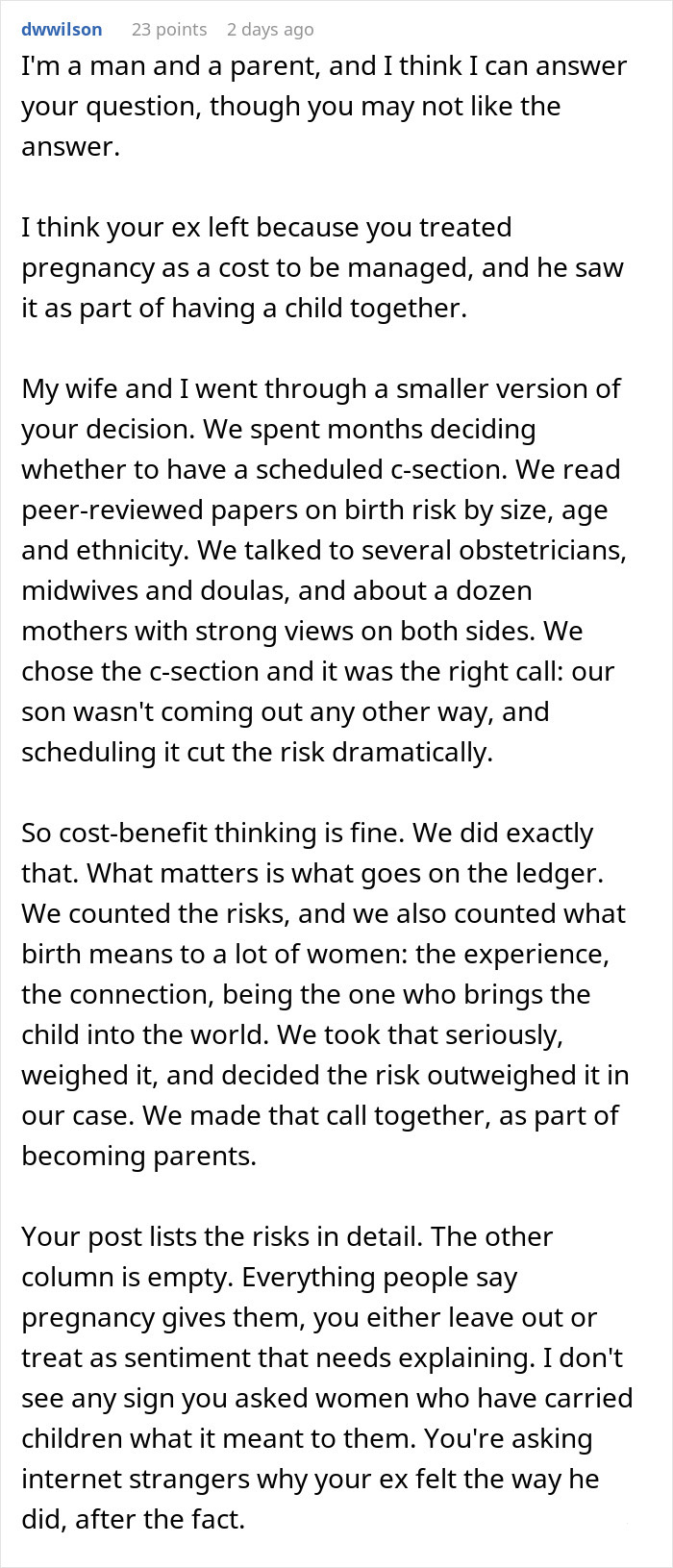 Man Can&rsquo;t Stay With Partner Who Wants Kids But Isn&rsquo;t Willing To Give Birth, She Is Appalled This Is An Issue