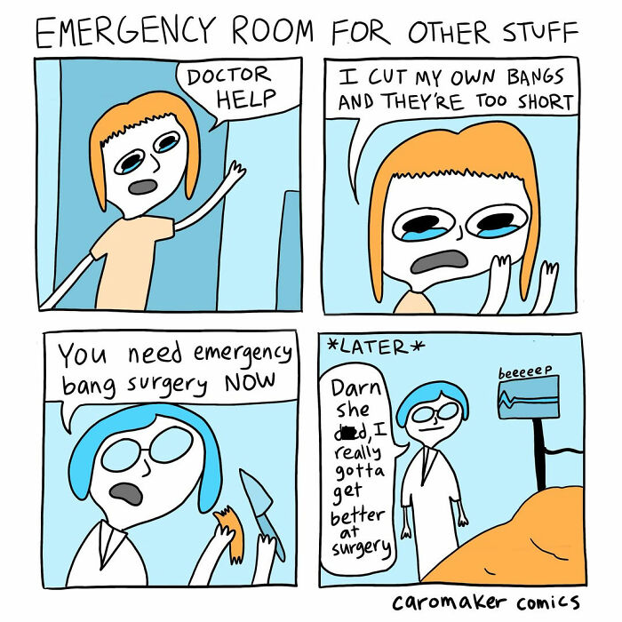 This Artist Creates Absurdly Funny Comics Where Even The Weirdest Ideas Somehow Make Sense (23 Pics)