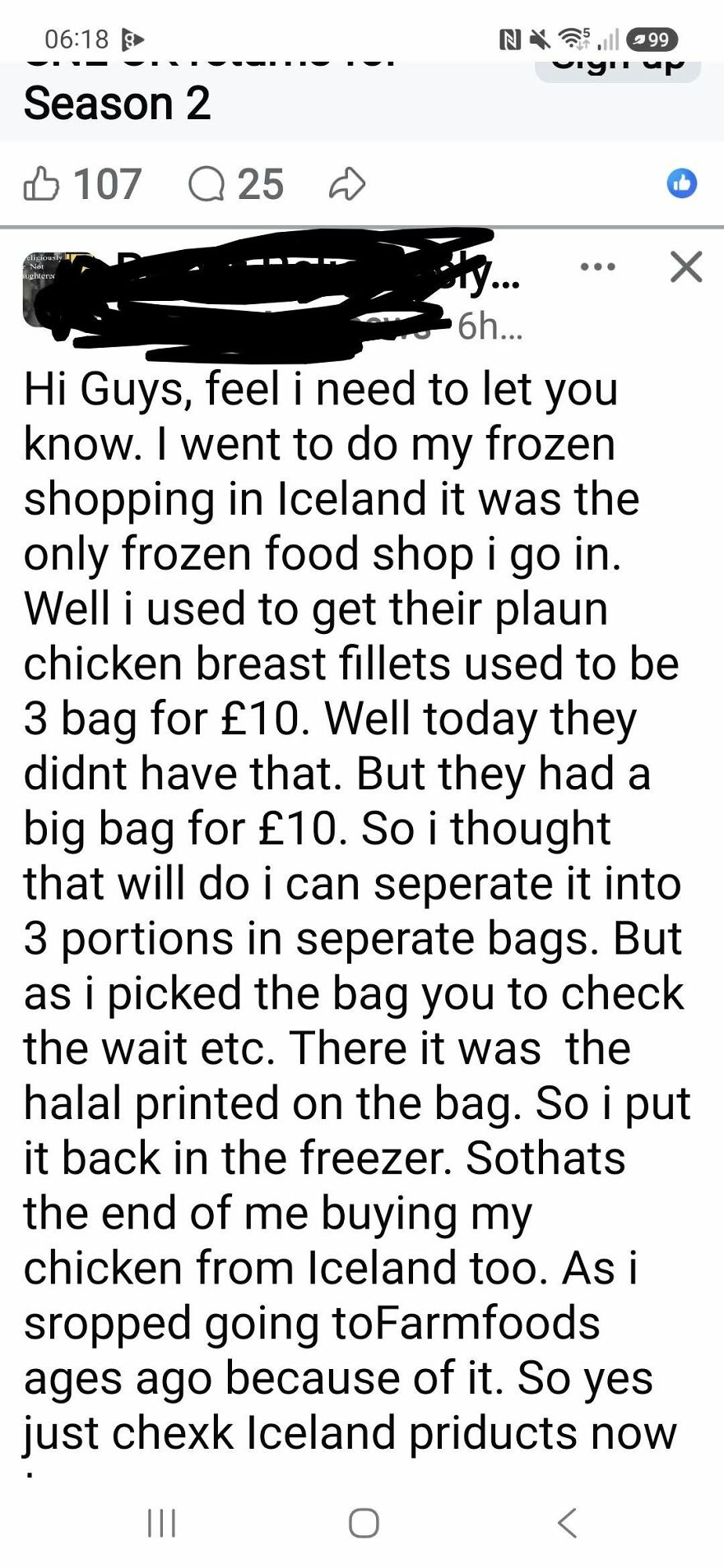 Facebook post featuring hilarious grammar fails and typos like sropped and plaun