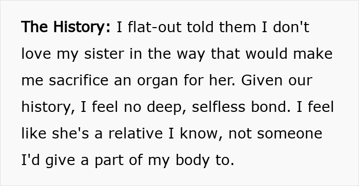 Woman Is Called A Monster For Refusing To Save Her Sister&rsquo;s Life, Starts Questioning Her Decision