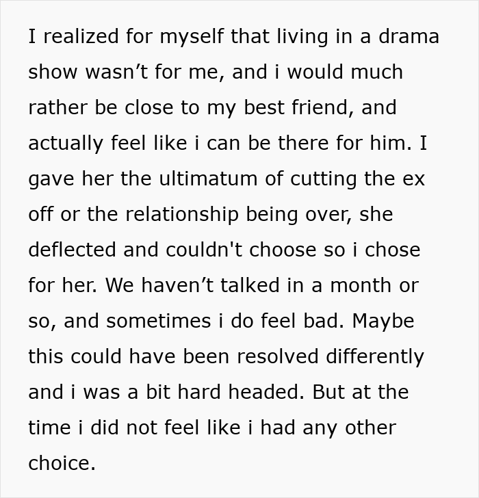Man Dumps GF Over Her Choice Of Friend And The Internet Validates His Reasoning Man Dumps GF Over Her Choice Of Friend And The Internet Validates His Reasoning