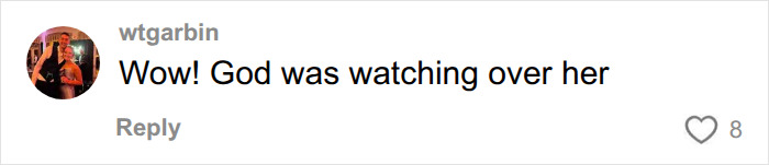 A comment expressing hope and relief for the UGA student who fell from an 8th-floor window. A comment expressing hope and relief for the UGA student who fell from an 8th-floor window.