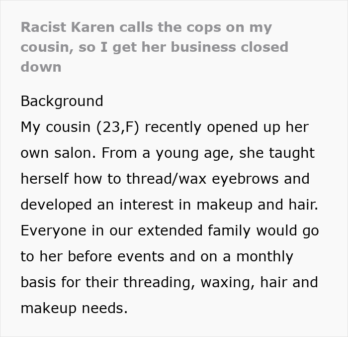 Racist 'Karen' Tries To Shut Down Salon, Turns Out She's The One That Needs To Be Arrested Racist 'Karen' Tries To Shut Down Salon, Turns Out She's The One That Needs To Be Arrested