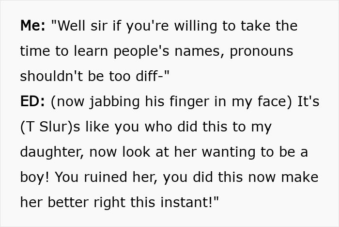 Dad Left Fuming And Demanding A Trans Group “Make His Daughter Better” Dad Left Fuming And Demanding A Trans Group “Make His Daughter Better”