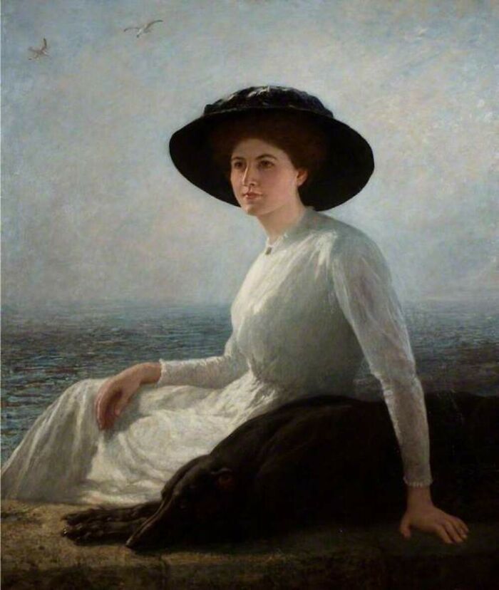 A Study In Black And White, Mrs Henrietta Riviere, Created Around 1910
