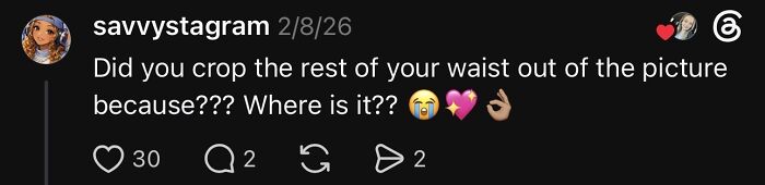 Screenshot of online comments discussing a woman's viral innocent photo