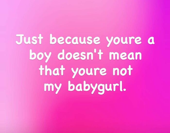 Screenshot with text on a pink background, an unfiltered internet moment.