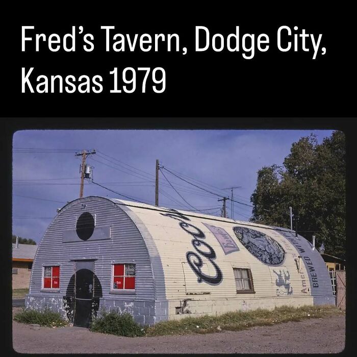 Fred s Tavern in Dodge City, Kansas in 1979, among remarkable photos showing the past from history.