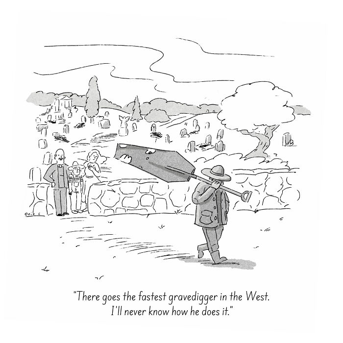 40 Clever Cartoons By Eric C. That Find Humor In Life’s Everyday Absurdities