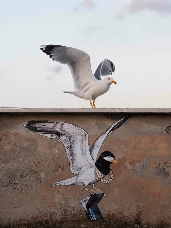 Gold, Urban Birds: Alter Ego By Gianluca Damiani