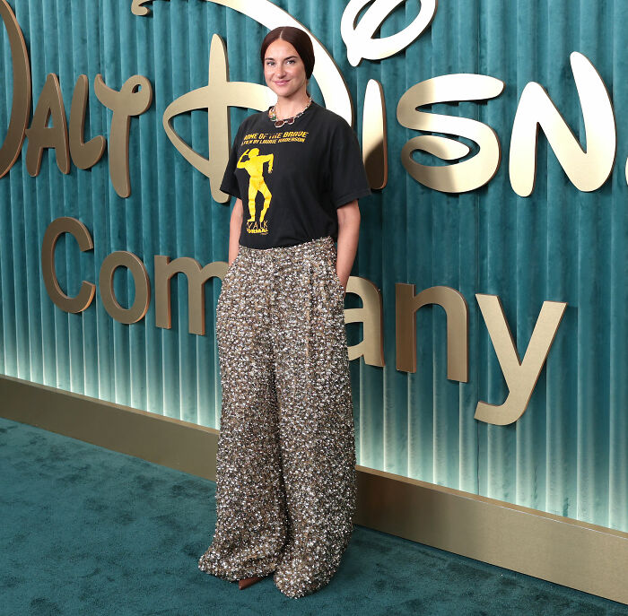Shailene Woodley in her controversial Emmys outfit, sparking fierce backlash from her stylist.