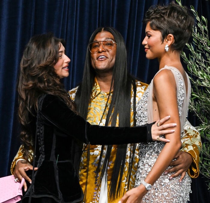 Hollywood star and Zendaya's stylist having an awkward interaction, sparking scrutiny.