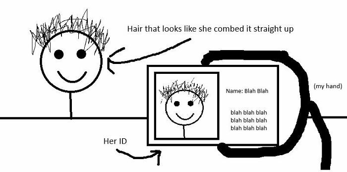 Oh. You Do Your Hair Like That On Purpose