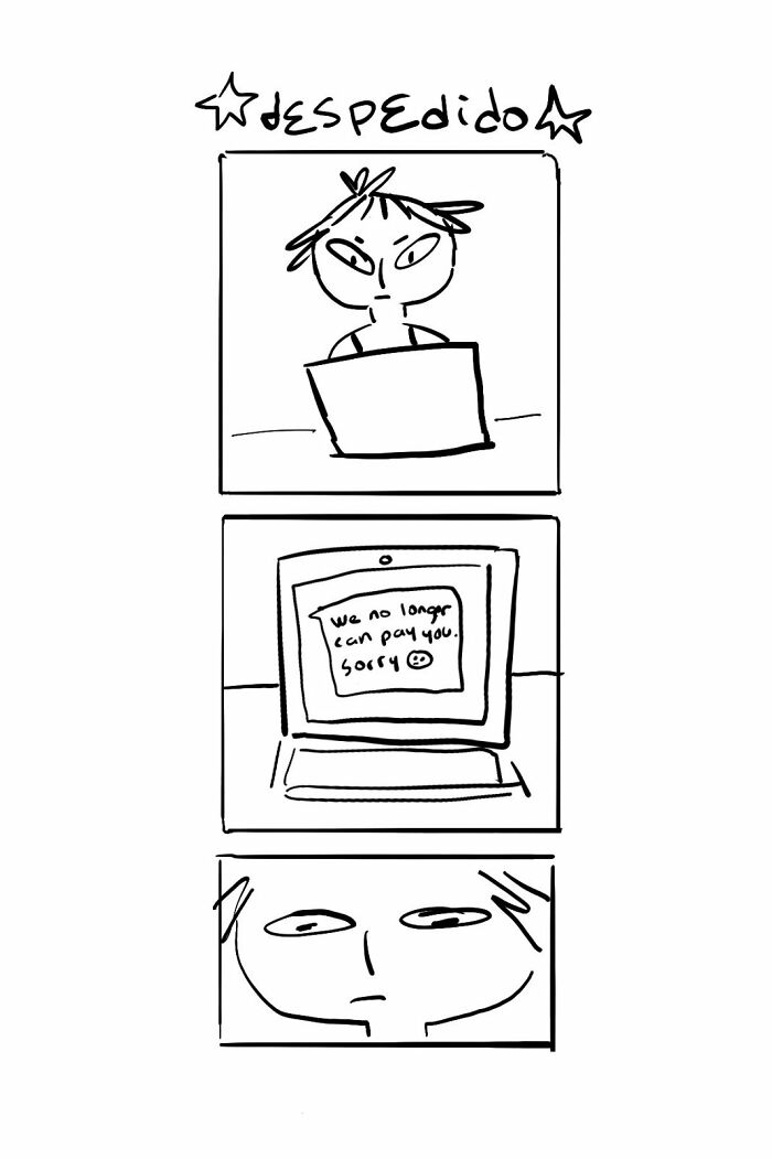 Artistic Rendition Of When I Was Laid Off