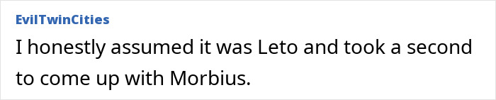 A Reddit user assuming Jared Leto was the actor involved in appalling on-set behavior related to method acting and Morbius. A Reddit user assuming Jared Leto was the actor involved in appalling on-set behavior related to method acting and Morbius.