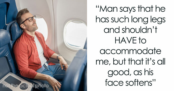 Woman Gets Kicked Under Her Seat By Entitled Man, He Claims The Space Under Her Seat Is His