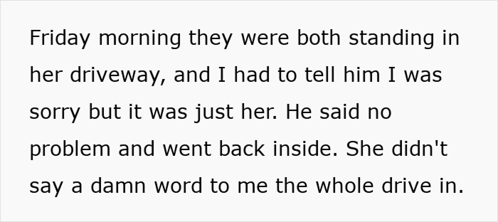 Employee Gives Coworker A Ride To Work, Finds Out She’s Been Offering Seats In Their Car To Other People Employee Gives Coworker A Ride To Work, Finds Out She’s Been Offering Seats In Their Car To Other People