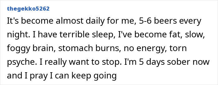 Confession of daily drinking effects and hope for sobriety success at day 5 Confession of daily drinking effects and hope for sobriety success at day 5