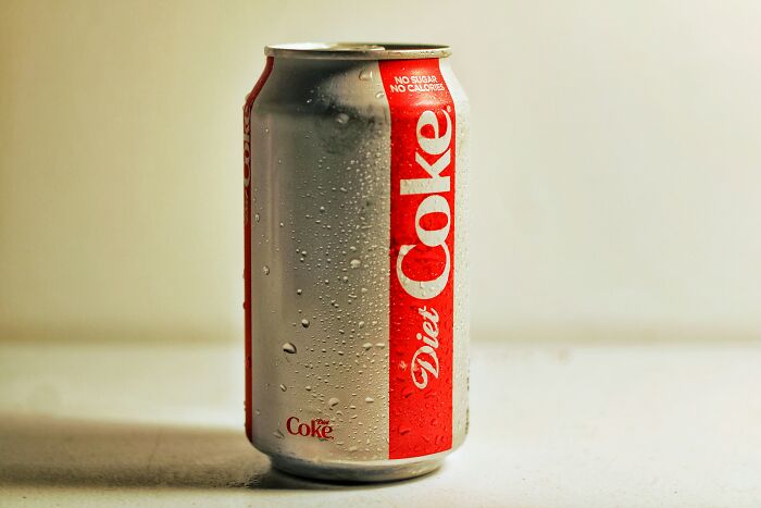 A wet can of Diet Coke, illustrating one of the industry secrets professionals know.