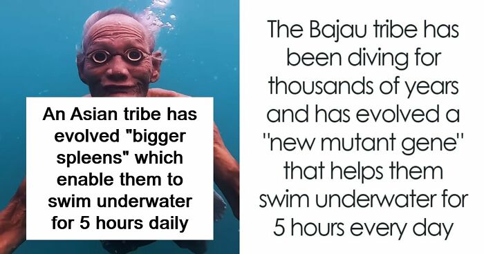 Isolated Tribe Can Swim Underwater For Long Hours, Which Has Developed A “New Mutant Gene”