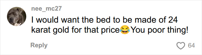 Comment joking about gold bed for expensive Bali bar bill Comment joking about gold bed for expensive Bali bar bill
