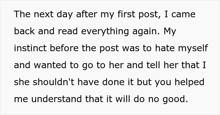 A text post detailing the aftermath of learning a sister gives brother part of her liver A text post detailing the aftermath of learning a sister gives brother part of her liver