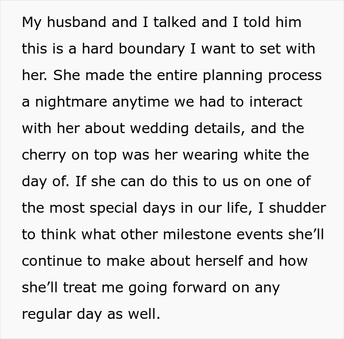 MIL Hides What She's Going To Wear To Wedding, Comes Out With Something Scandalous