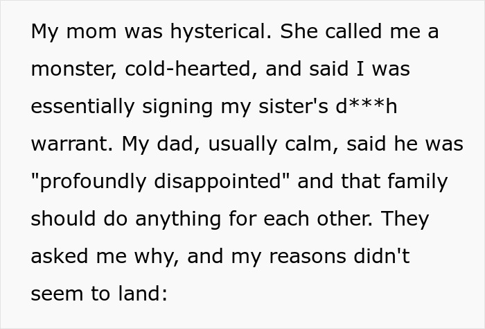 Woman Is Called A Monster For Refusing To Save Her Sister&rsquo;s Life, Starts Questioning Her Decision
