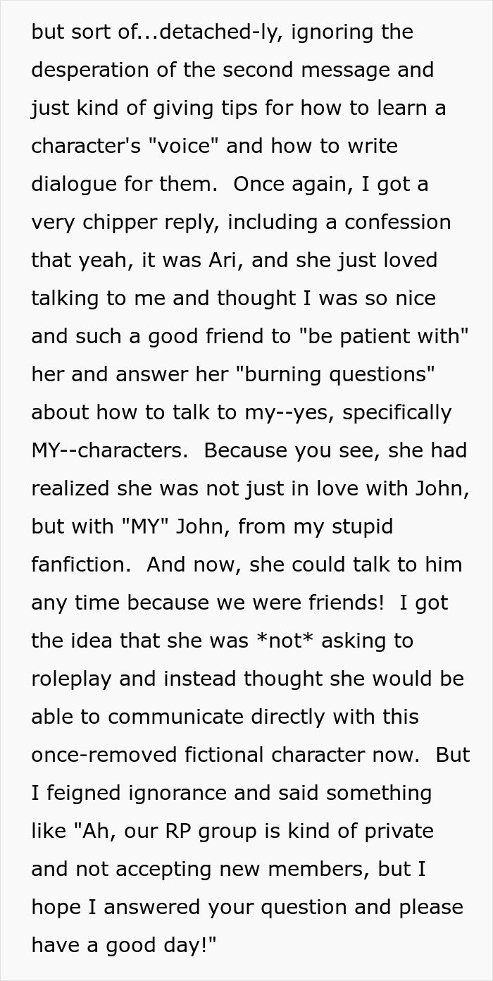 Online Stalker Freaks Out After Woman "Steals" Her Fictional Boyfriend Online Stalker Freaks Out After Woman "Steals" Her Fictional Boyfriend