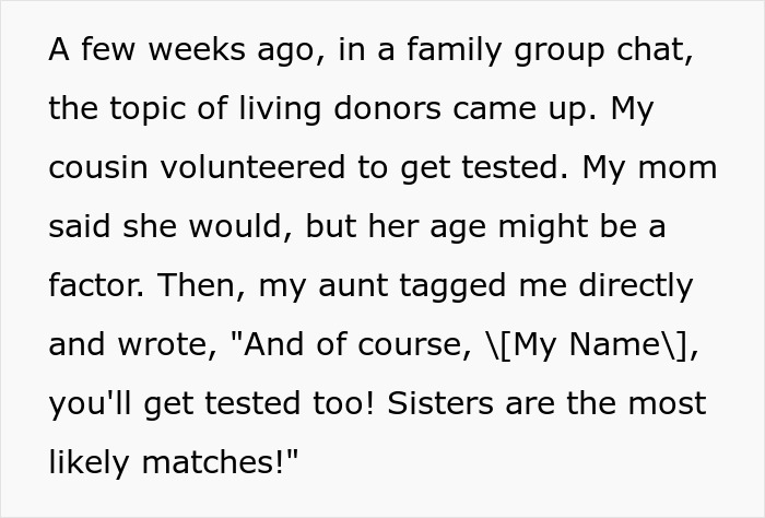 Woman Is Called A Monster For Refusing To Save Her Sister&rsquo;s Life, Starts Questioning Her Decision