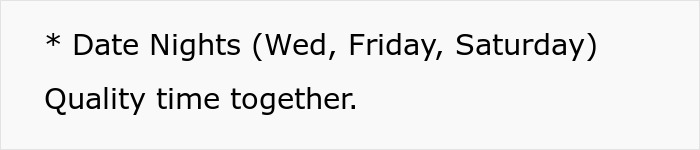 Text describing date nights for quality time Text describing date nights for quality time