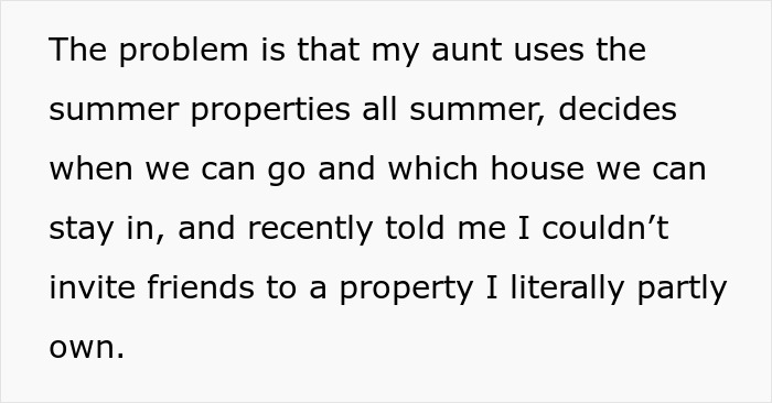 Woman Doesn't Want To Play "Big Happy Family," Demands Inheritance Be Divided Woman Doesn't Want To Play "Big Happy Family," Demands Inheritance Be Divided