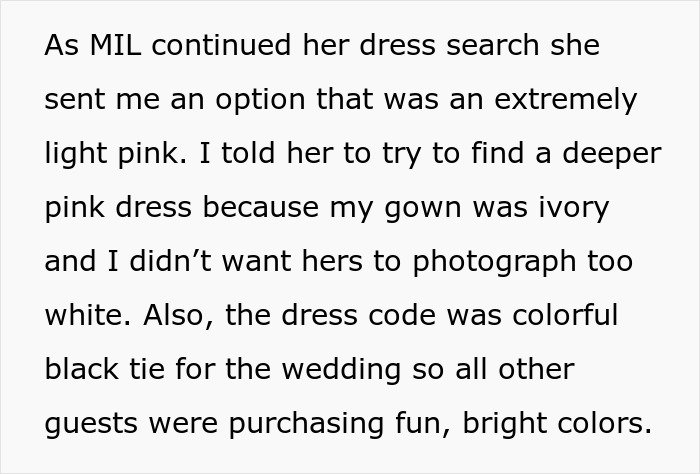 MIL Hides What She's Going To Wear To Wedding, Comes Out With Something Scandalous