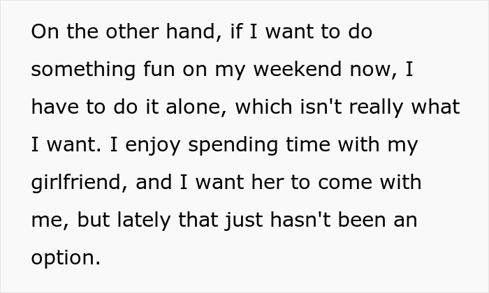 Woman Babysits On Weekends, Her Clueless BF Just Can't Figure Out Why She Keeps Ignoring Him Woman Babysits On Weekends, Her Clueless BF Just Can't Figure Out Why She Keeps Ignoring Him