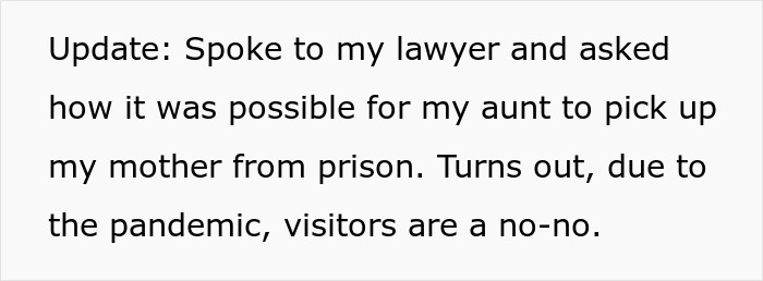 An update about a lawyer confirming prison visit restrictions during a pandemic for a prison break. An update about a lawyer confirming prison visit restrictions during a pandemic for a prison break.
