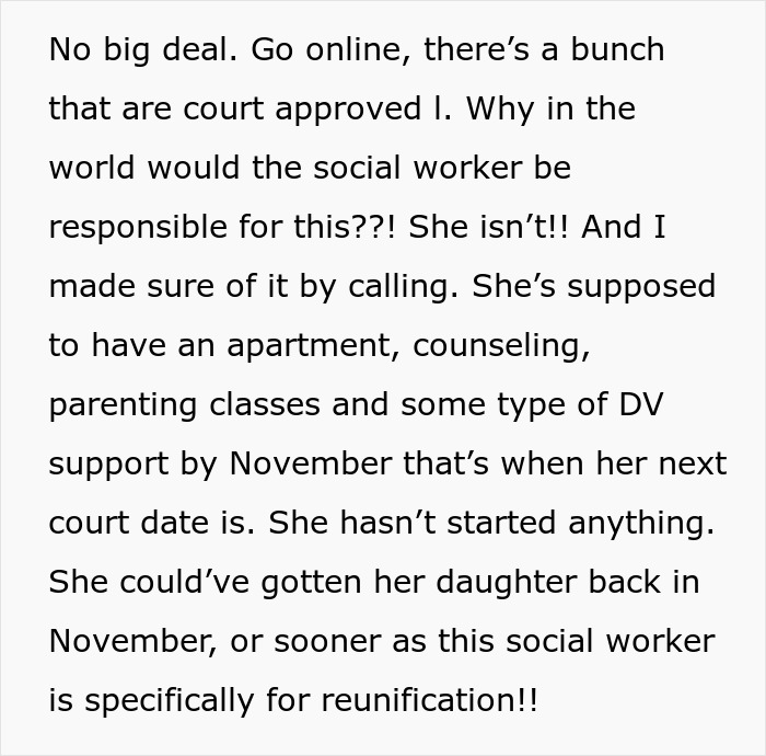 Text discussing a daughter choosing a toxic boyfriend over visits with her child, and parents considering kicking her out. Text discussing a daughter choosing a toxic boyfriend over visits with her child, and parents considering kicking her out.
