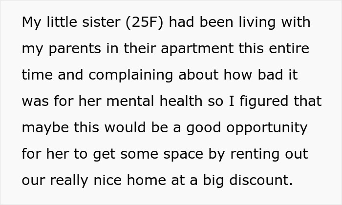 Woman Lets Sister Live In Her House For Cheap But Her Generosity Is Not Enough