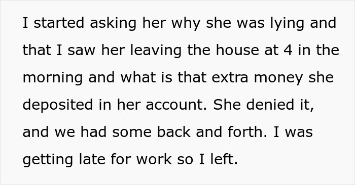 Wife denies sneaking out and hiding money, leaving hubby speechless about her real reason. Wife denies sneaking out and hiding money, leaving hubby speechless about her real reason.