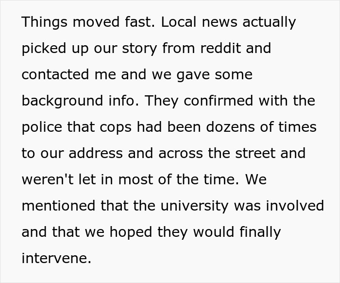 Local news picked up the story about students turning their home into a bar with loud parties. Local news picked up the story about students turning their home into a bar with loud parties.